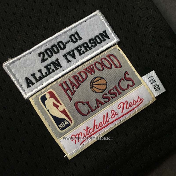 Camiseta Philadelphia 76ers Allen Iverson #3 Camuflaje Verde